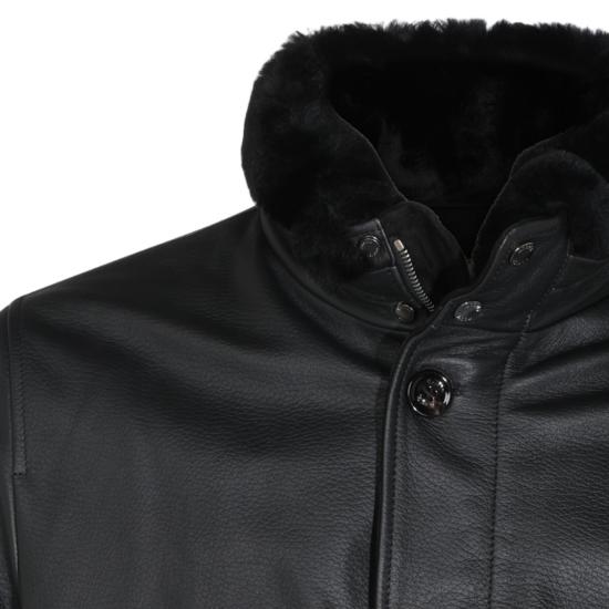 26FW 무레르 CLEROS-P1 클레로스 P1 보머 자켓 MOUBO100178P1U0001 Black - MOORER