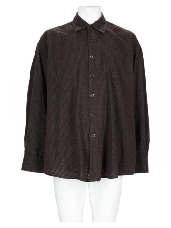 26FW 아워레가시 셔츠 M4262BTC TRUFFLECHECKGRIDCLOTH Black