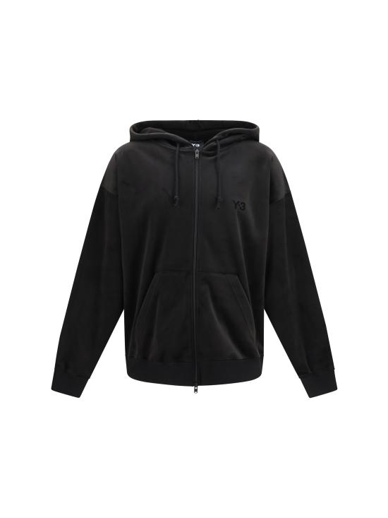 26FW 와이쓰리 후드 티셔츠 IA4371 BLACK