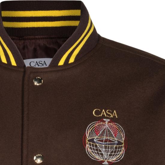 26FW 카사블랑카 자켓 MAW26OT25801 Brown - CASABLANCA