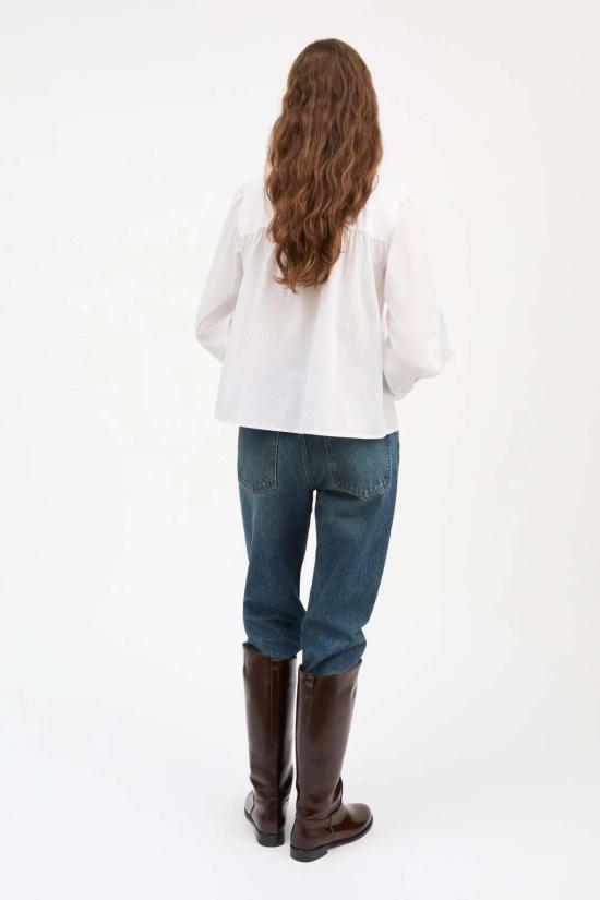  스칼 스튜디오 블라우스 Skall Studio Leili 셔츠 화이트 - SKALL STUDIO