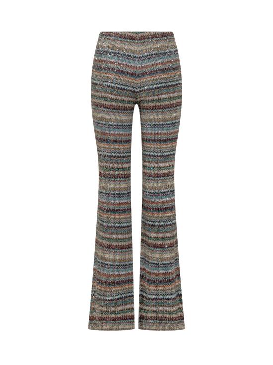 26FW 미소니 스트레이트 팬츠 DS26WI09BC006Q SMSQW MULTIC BLUE RED BEIGE - MISSONI