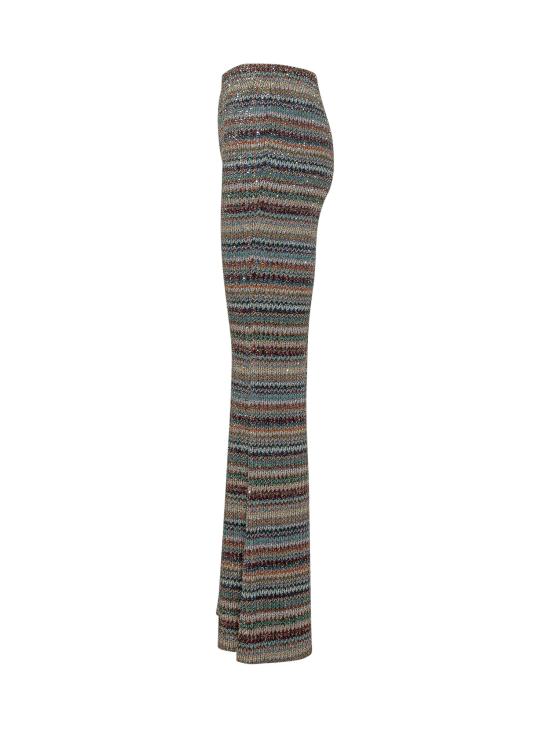 26FW 미소니 스트레이트 팬츠 DS26WI09BC006Q SMSQW MULTIC BLUE RED BEIGE - MISSONI