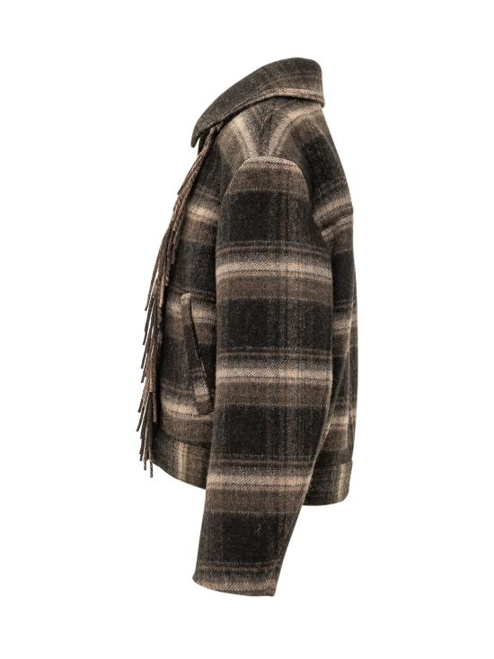 26FW 이자벨마랑에뚜왈 스웨터 26AMA0571FAD3D01E BKKI BLACK KHAKI - ISABEL MARANT ETOILE