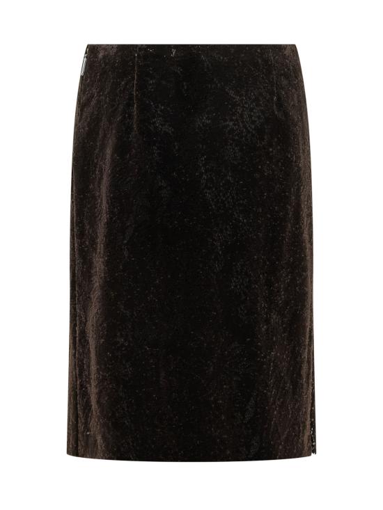 26FW 엠에스지엠 스커트 4142MDD16267809 30 DARK COCOA - MSGM