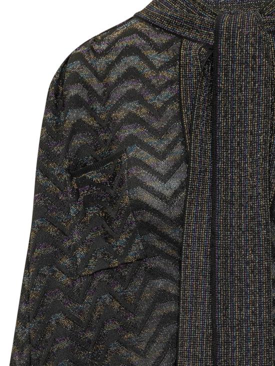 26FW 미소니 스웨터 DS26WN2SBK01LM SMSR7 MULTICOLOR DARK TONE - MISSONI