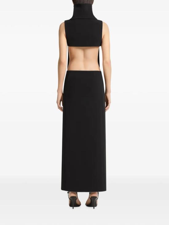 26FW 쿠레쥬 원피스 426CRO956PL01599999 Black - COURREGES