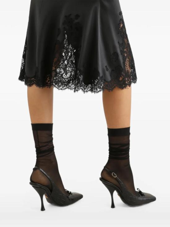 26FW 돌체앤가바나 스커트 F4DLYT FURAGN0000 Black - DOLCE & GABBANA
