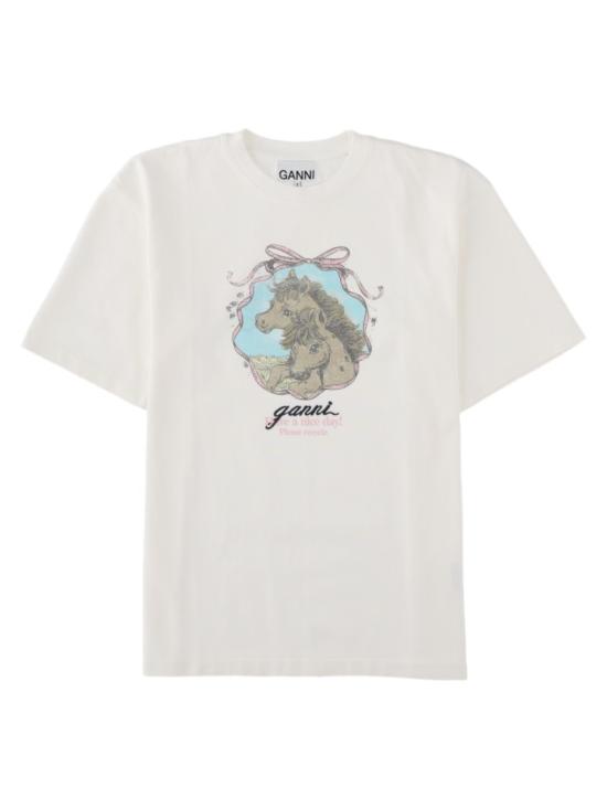 26FW 가니 탑 A1050222 135 White