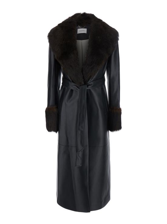 26FW 마크공 트렌치 코트 26AW113CO001BLACK