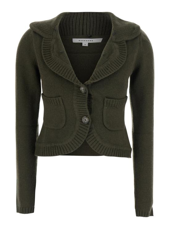 26FW 마크공 긴팔 티셔츠 26AW014KN704OLIVEGREEN - MARKGONG