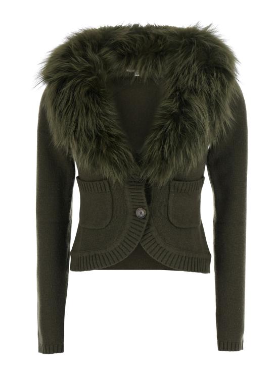 26FW 마크공 긴팔 티셔츠 26AW014KN704OLIVEGREEN