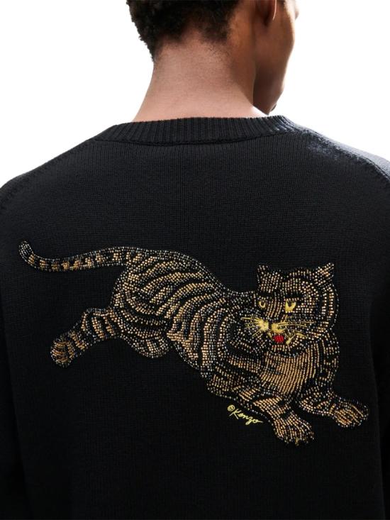 26FW 겐조 니트웨어 FG65CA8213FN99J Black - KENZO