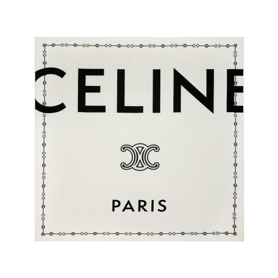 26FW 셀린느 머플러/스카프 2AW902R30 01WB WHITE BLACK - CELINE