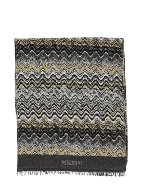 26FW 미소니 머플러/스카프 SC12WOUA8840002 Grey - MISSONI