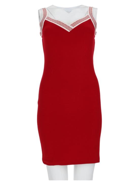 26FW 베르사체 원피스 1025984 1A187121RB30 Red