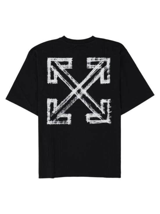 26FW 오프화이트 반팔 티셔츠 44MAA120 F26J00Y001 Black - OFF WHITE