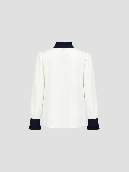 26FW 비베타 셔츠 VS2CM0179TE136 1077 WHITE COCONUT MILK - VIVETTA