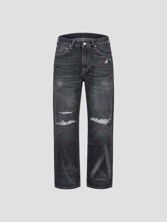 26FW 에비수 데님 팬츠 2EAEJM6JE6011 BLDD DARK TONE BLACK DENIM