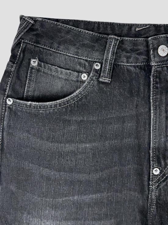 26FW 에비수 데님 팬츠 2EAEJM6JE6011 BLDD DARK TONE BLACK DENIM - EVISU