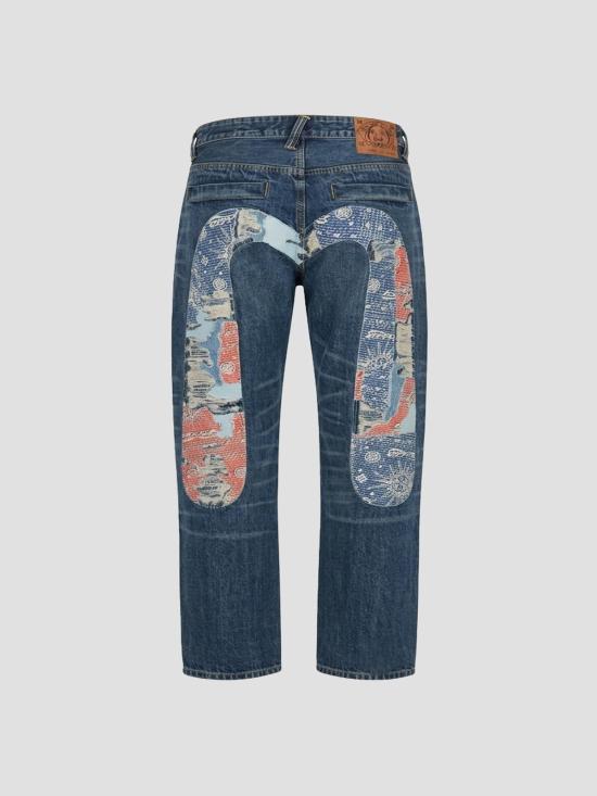 26FW 에비수 데님 팬츠 2EAHTM6JE1006 INDM MID TONE INDIGO - EVISU