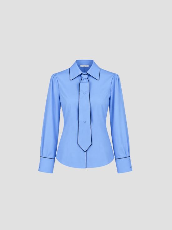 26FW 비베타 셔츠 VS2CM0167TE0N1 6006 KENTUCKY BLUE