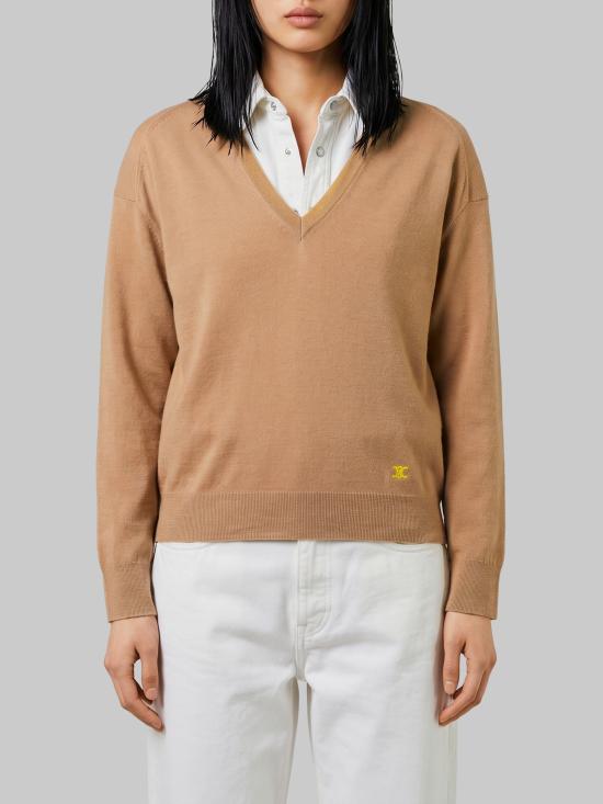 26FW 셀린느 스웨터 RY0UN3T28 BROWN