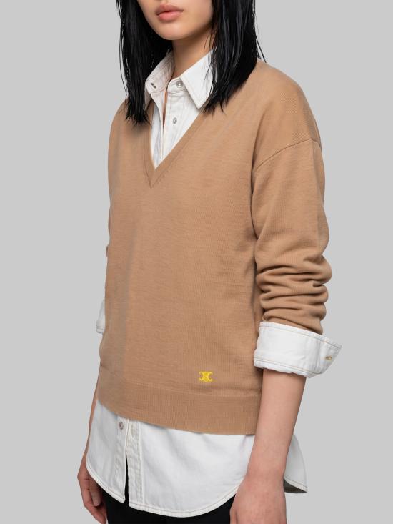 26FW 셀린느 스웨터 RY0UN3T28 BROWN - CELINE