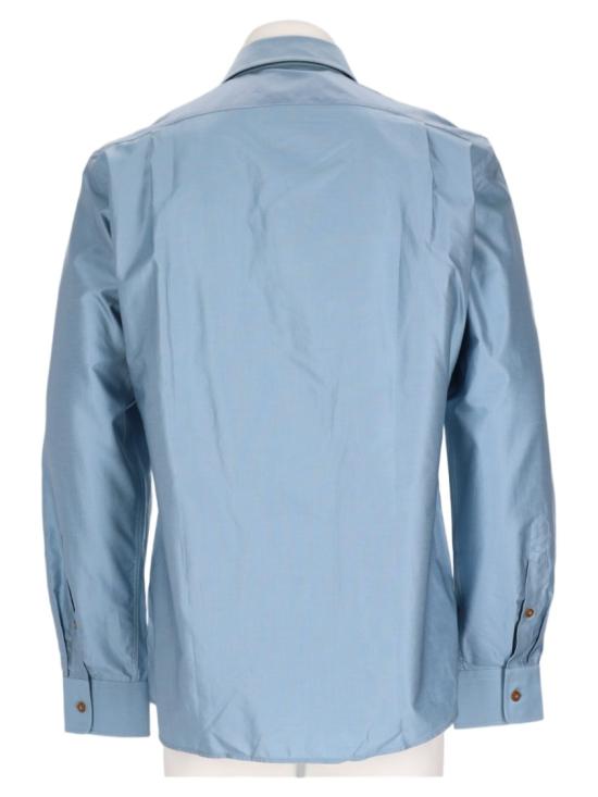 26FW 비비안웨스트우드 크랄 자카드 긴팔 셔츠 24010005 W01JPK403 Blue - VIVIENNE WESTWOOD