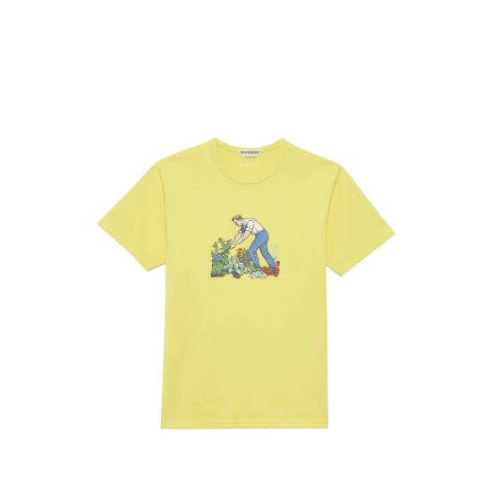 26FW JW앤더슨 반팔 티셔츠 JT0345 PG1937 207 YELLOW