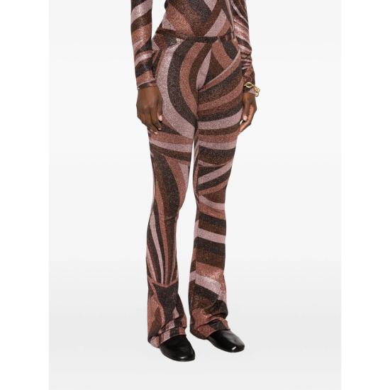 26FW 푸찌 플레어 팬츠 6URT90 6U867 011 BROWN PINK - PUCCI