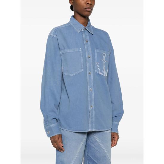 26FW JW앤더슨 셔츠 DS0022 PG1980 643 BLUE - JW ANDERSON