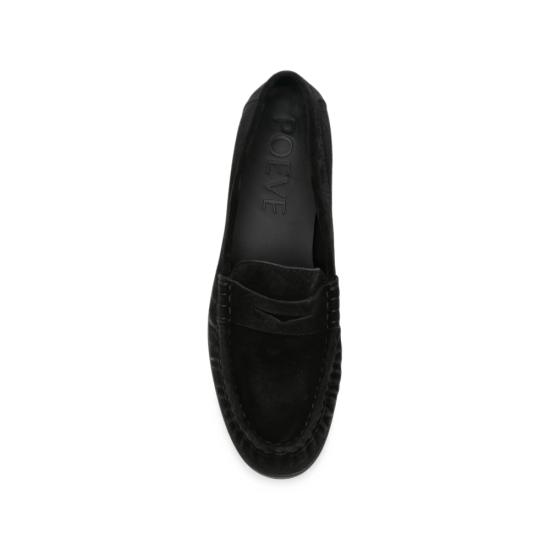 26FW 포에베 로퍼 WDO27 SCAMOSCIAT NERO BLACK - POEVE