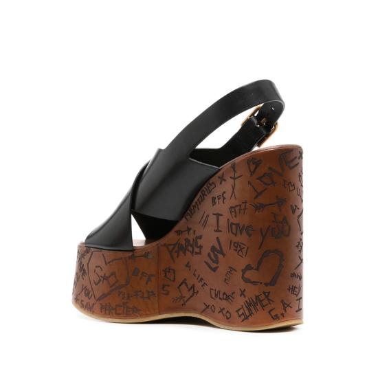 26FW 끌로에 샌들 C24A02YLU 001 BLACK - CHLOE