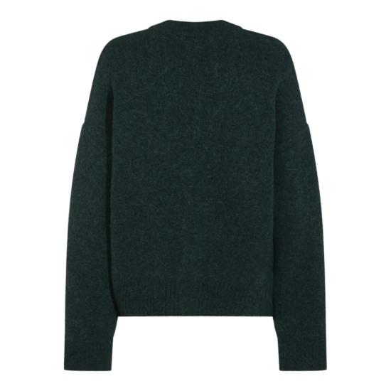 26FW 아미 빅 하트 로고 알파카 니트 가디건 UKC365KN0135A279 Green - AMI