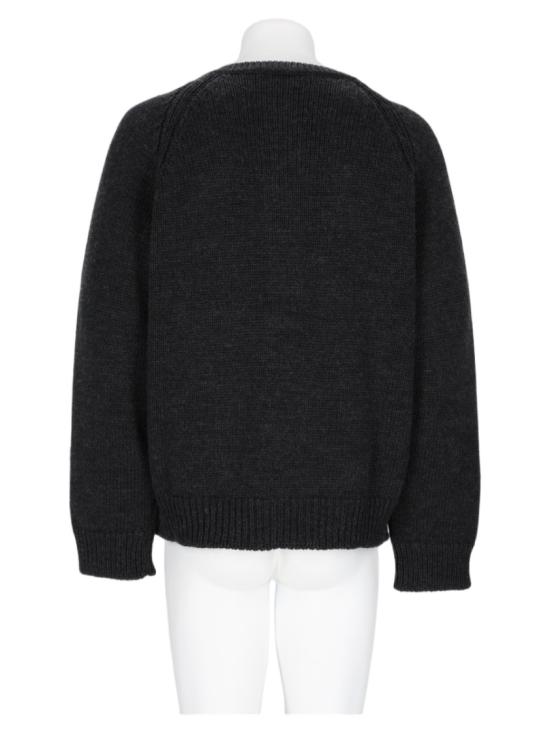 26FW 아워레가시 쇼어 헨리 메리노 울 니트 쇼어 헨리 메리노 울 니트 M4263SC CHARCOALDRYMERINOWOOL Black - OUR LEGACY