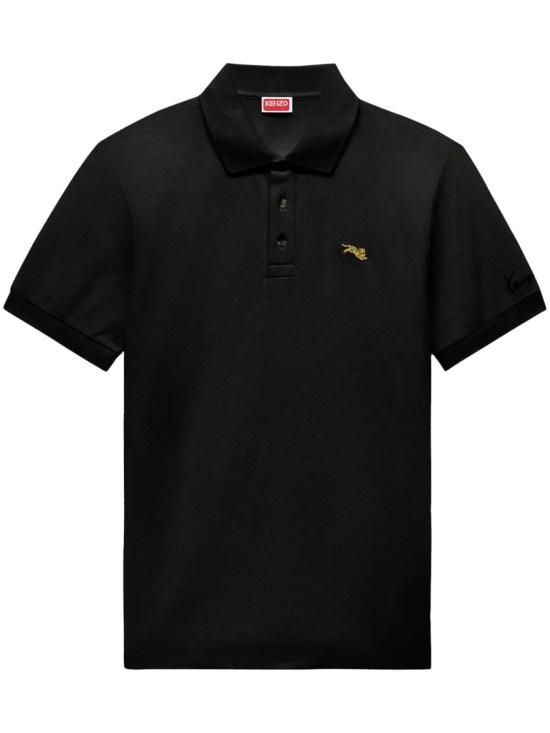 26FW 겐조 폴로 티셔츠 FG65PO1594PU99J Black