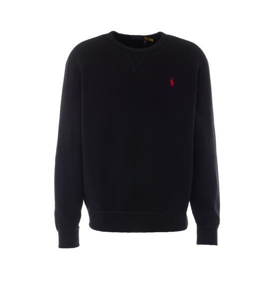 26FW 폴로 랄프로렌 포니 로고 자수 맨투맨 710766772001 POLO BLACK