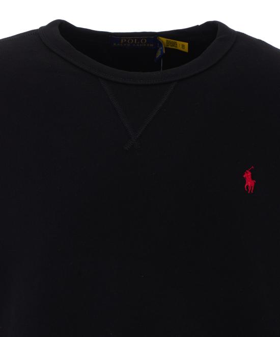 26FW 폴로 랄프로렌 포니 로고 자수 맨투맨 710766772001 POLO BLACK - POLO RALPH LAUREN