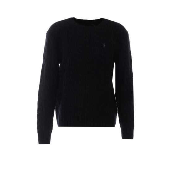 26FW 폴로 랄프로렌 케이블 니트 스웨터 710876762001 POLO BLACK