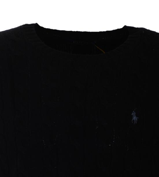26FW 폴로 랄프로렌 케이블 니트 스웨터 710876762001 POLO BLACK - POLO RALPH LAUREN