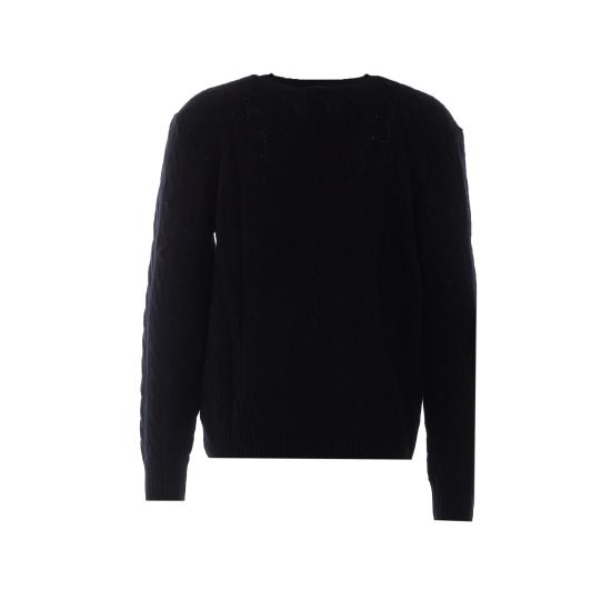 26FW 폴로 랄프로렌 케이블 니트 스웨터 710876762001 POLO BLACK - POLO RALPH LAUREN