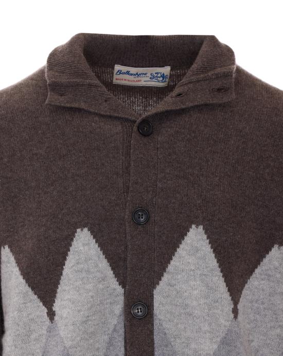 26FW 발렌타인 가디건 B2K146 7K0A894547 BROWN - BALLANTYNE