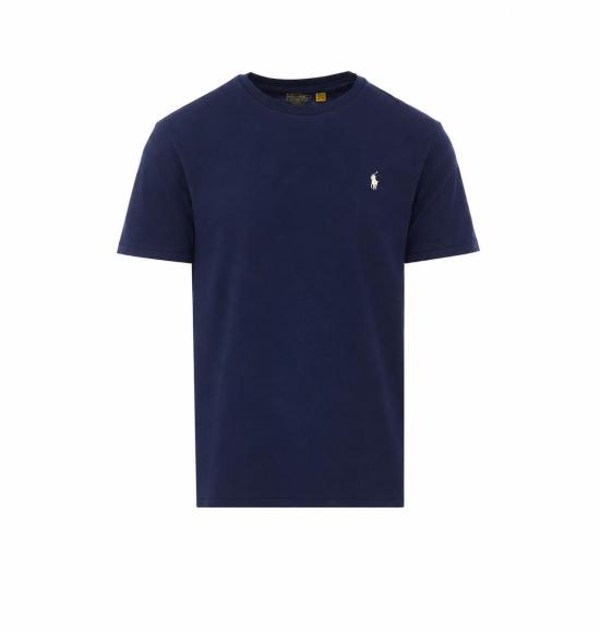 26FW 폴로 랄프로렌 포니로고 자수 반팔 티셔츠 710671438525 NEWPORT NAVY BLUE
