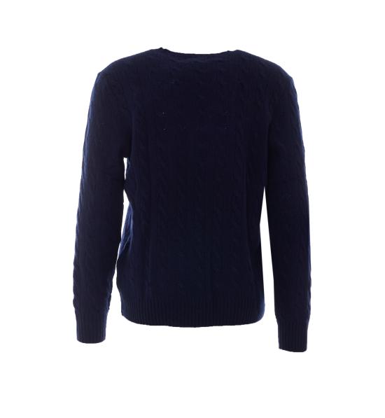 26FW 폴로 랄프로렌 케이블 니트 스웨터 710876762002 HUNTER NAVY BLUE - POLO RALPH LAUREN