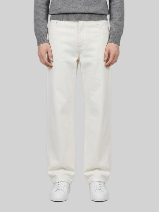 26FW 로에베 데님 팬츠 H526Y11WAT WHITE