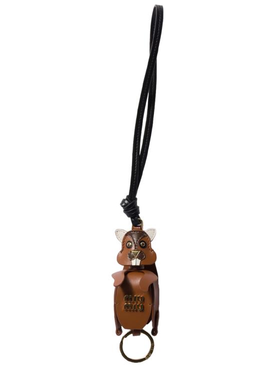 26FW 미우미우 키링 5TL647 2HAB F0046 COGNAC