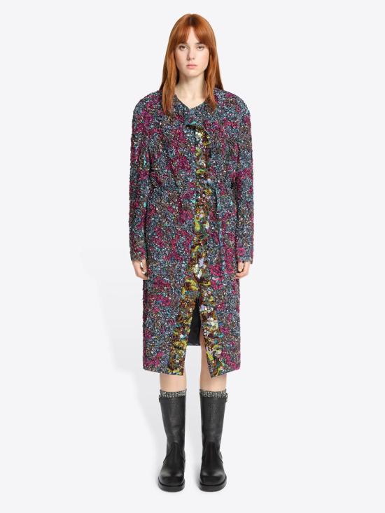 26FW 드리스 반 노튼 코트 01302054080 508 PETROL - DRIES VAN NOTEN