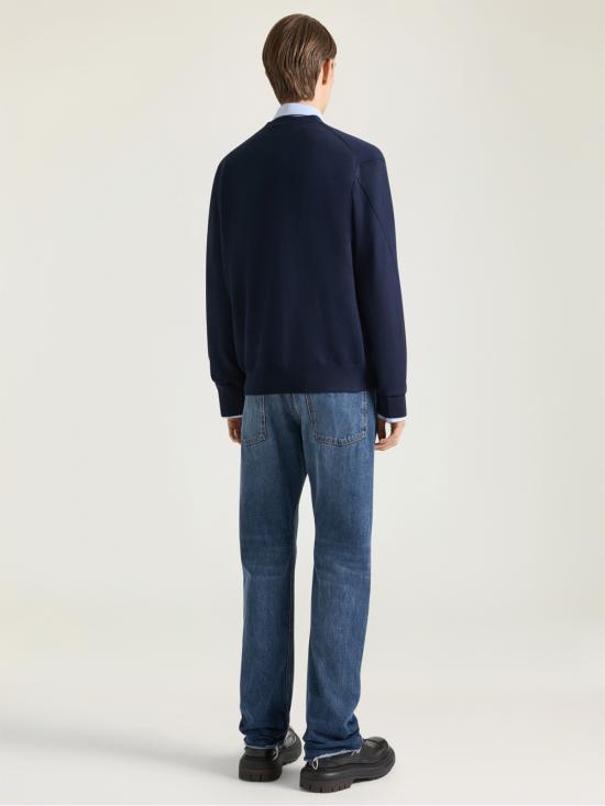 26FW 지방시 가디건 BMK01B4YQL 403 NIGHT BLUE - GIVENCHY