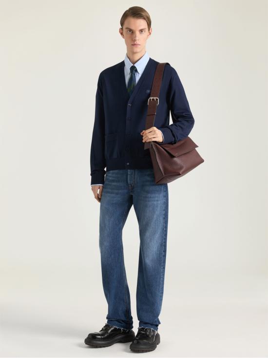 26FW 지방시 가디건 BMK01B4YQL 403 NIGHT BLUE - GIVENCHY
